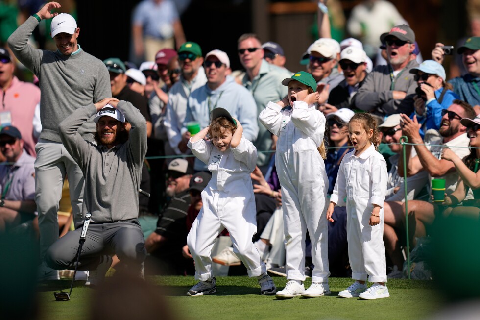 Tommy Fleetwood's son shines at Augusta's Par 3 Contest, even though Ike's Pond gets him again