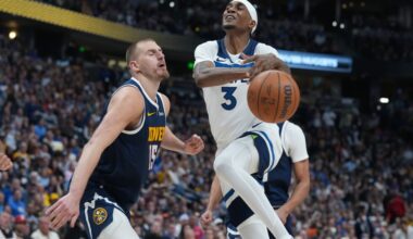 Jaden McDaniels embraces the villain role in Denver after Game 5 loss to Nuggets brings boos