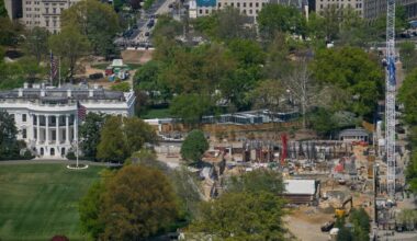 Judge says White House ballroom construction can't begin above ground