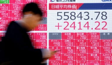 Asian shares soar and oil price declines as Iran ceasefire announced