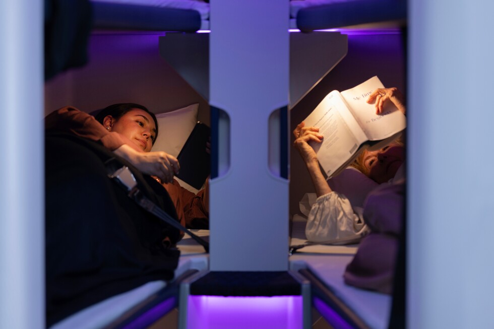 Bunk beds are coming to economy air travel. There are rules
