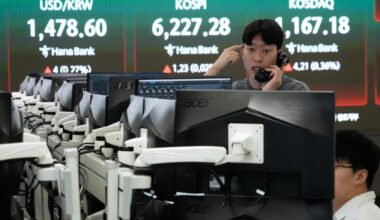 World shares mixed and oil falls on ceasefire hopes