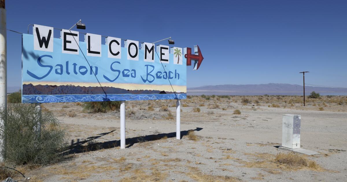 Contributor: For water and mining policy near Salton Sea, keep in mind local children's health