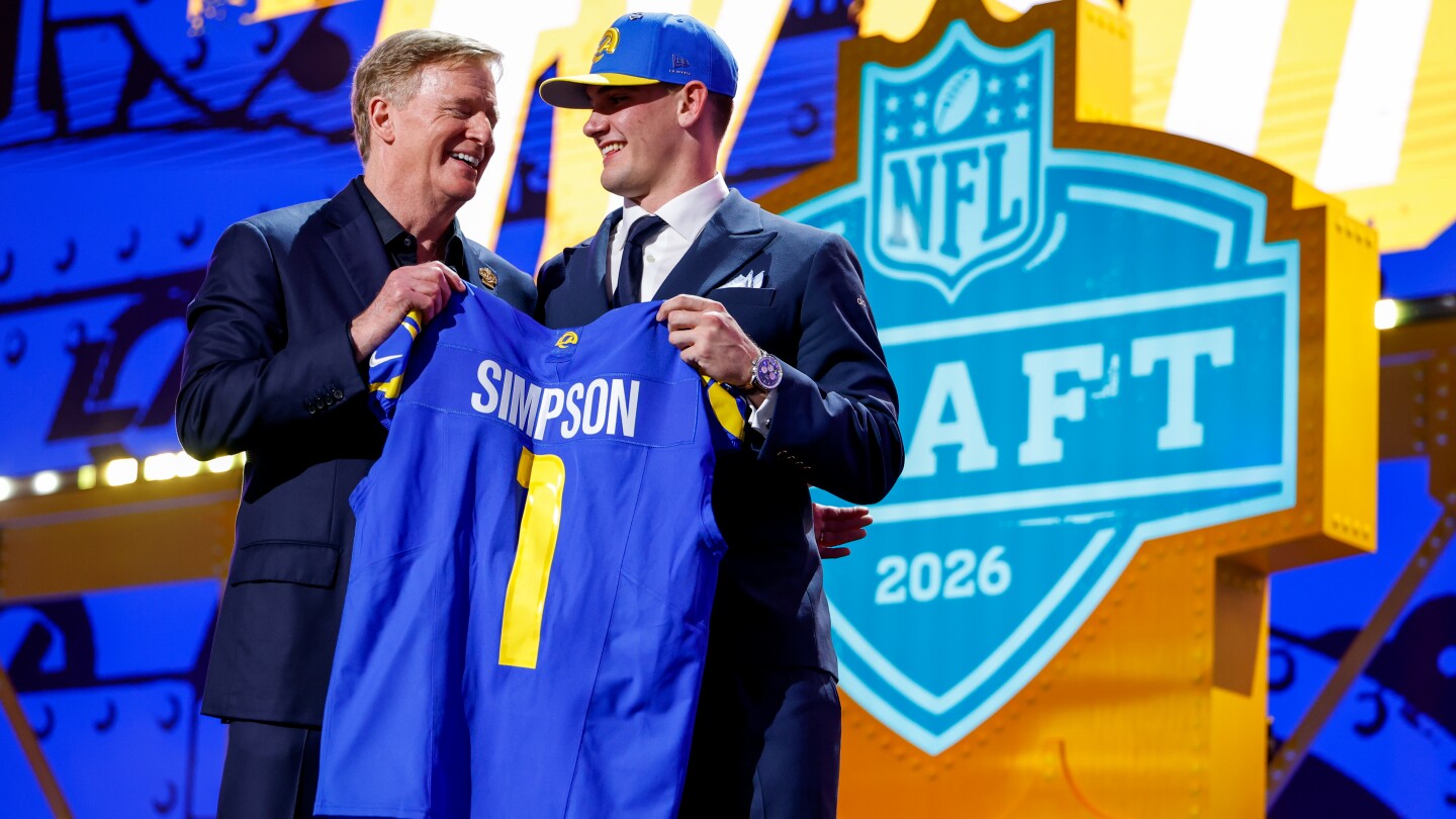 Rams' surprising pick of Ty Simpson came after showing little interest before the draft