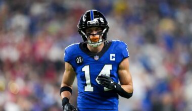 Alec Pierce will sit out offseason program after ankle surgery