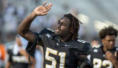 UCF DE Malachi Lawrence met with 16 NFL teams