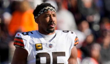 Myles Garrett is not expected to attend start of Browns' offseason program