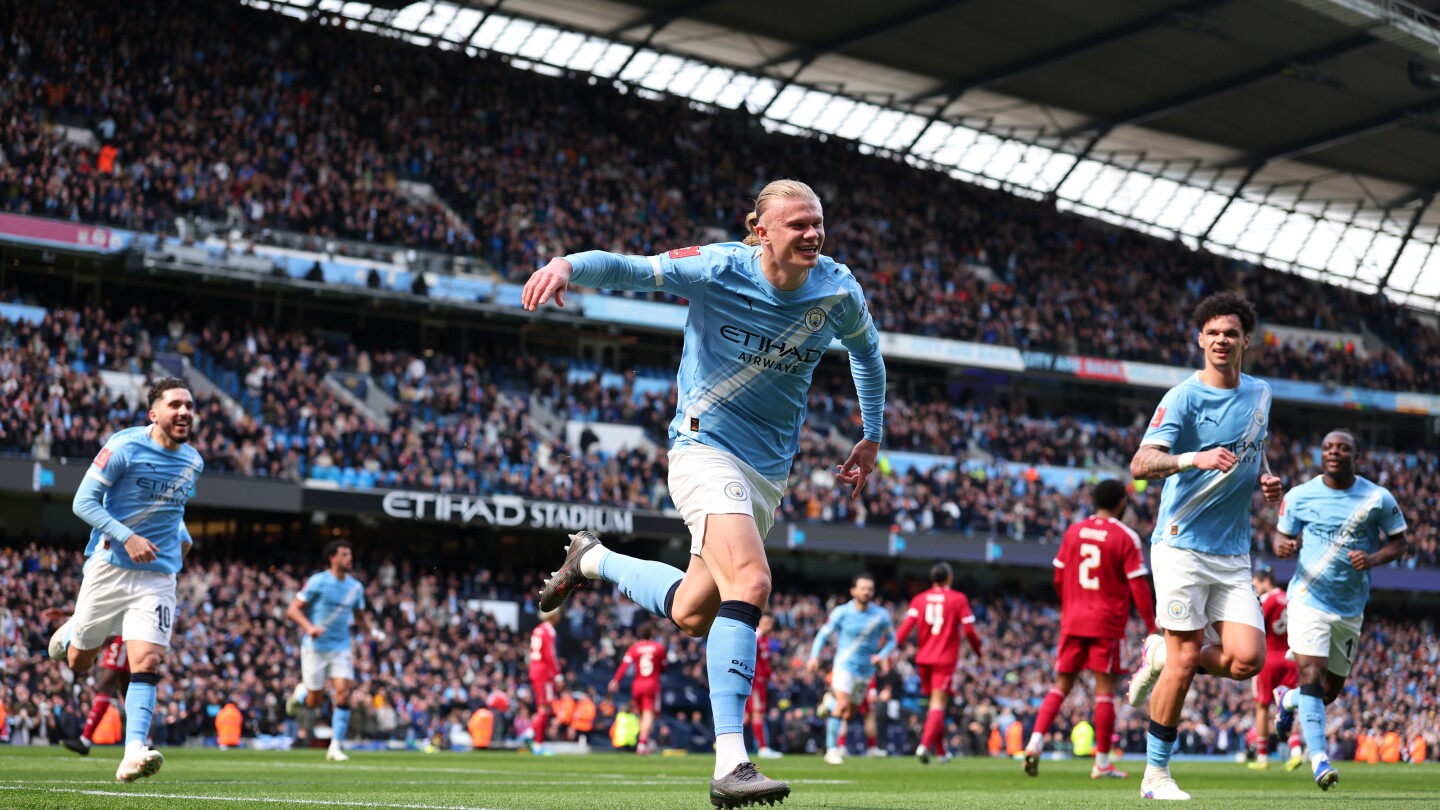Manchester City 4-0 Liverpool: Haaland's hat trick leads City to FA Cup semifinal