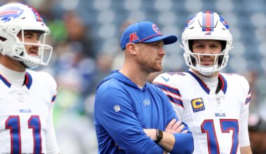 Josh Allen is calling Joe Brady "coach" — and Brady doesn't like it