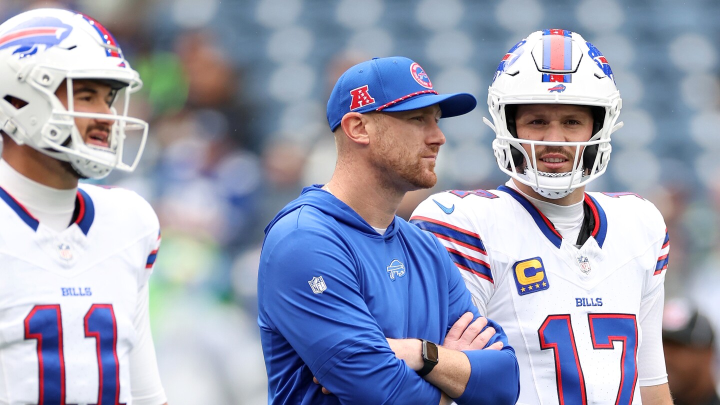 Josh Allen is calling Joe Brady "coach" — and Brady doesn't like it