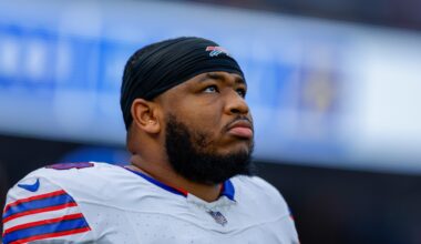 Bills' DeWayne Carter says Achilles recovery is on track, will be cleared by training camp