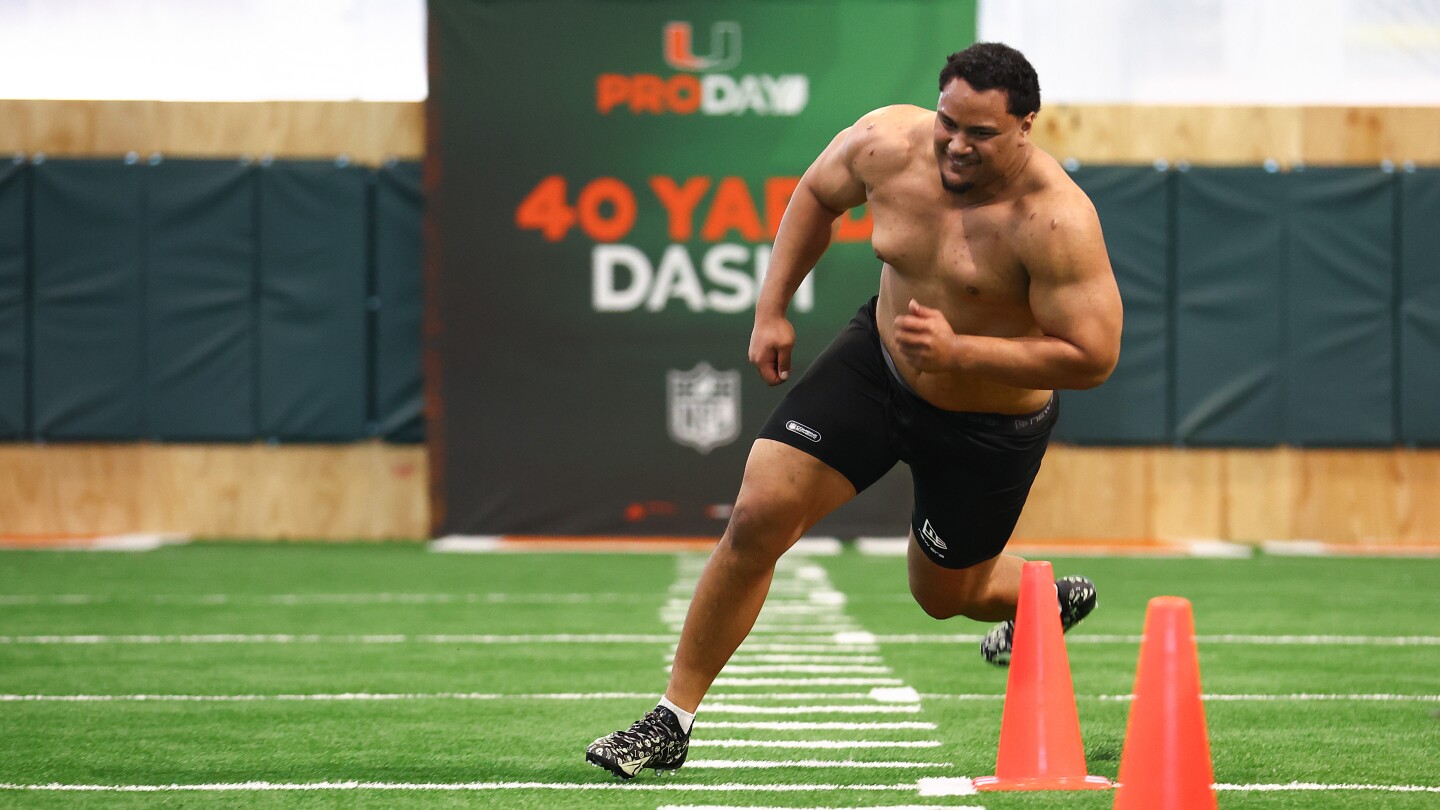 Francis Mauigoa favored to be the first offensive lineman drafted