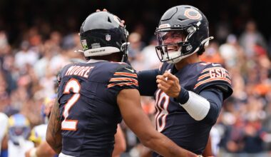 Caleb Williams: I'll miss D.J. Moore personally, understand trading him was business