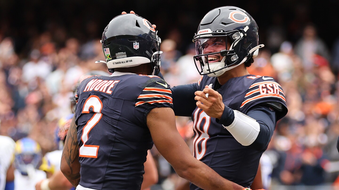 Caleb Williams: I'll miss D.J. Moore personally, understand trading him was business
