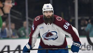 Avs defenseman Brent Burns becomes second in NHL history to skate in 1,000 consecutive games