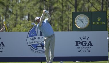Despite never playing a major, Keith Horne has a 1-shot lead in the Senior PGA Championship