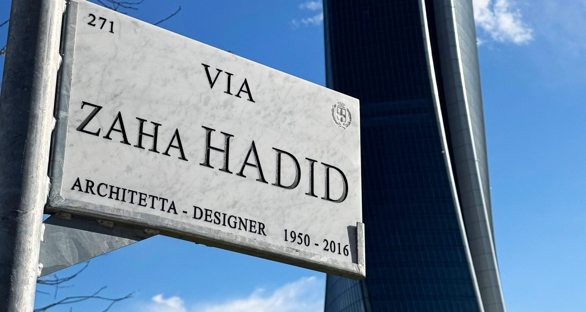Milan names street after Zaha Hadid