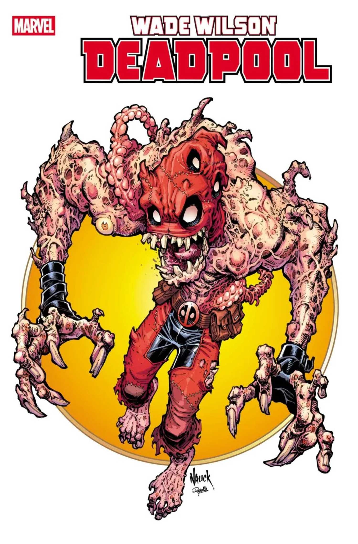 WADE WILSON DEADPOOL 6 SHOWING ONE OF THE BADPOOLS