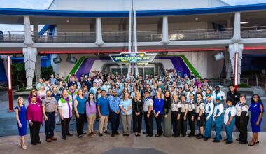 Disney held a ribbon cutting ceremony for the reimagined Buzz Lightyear