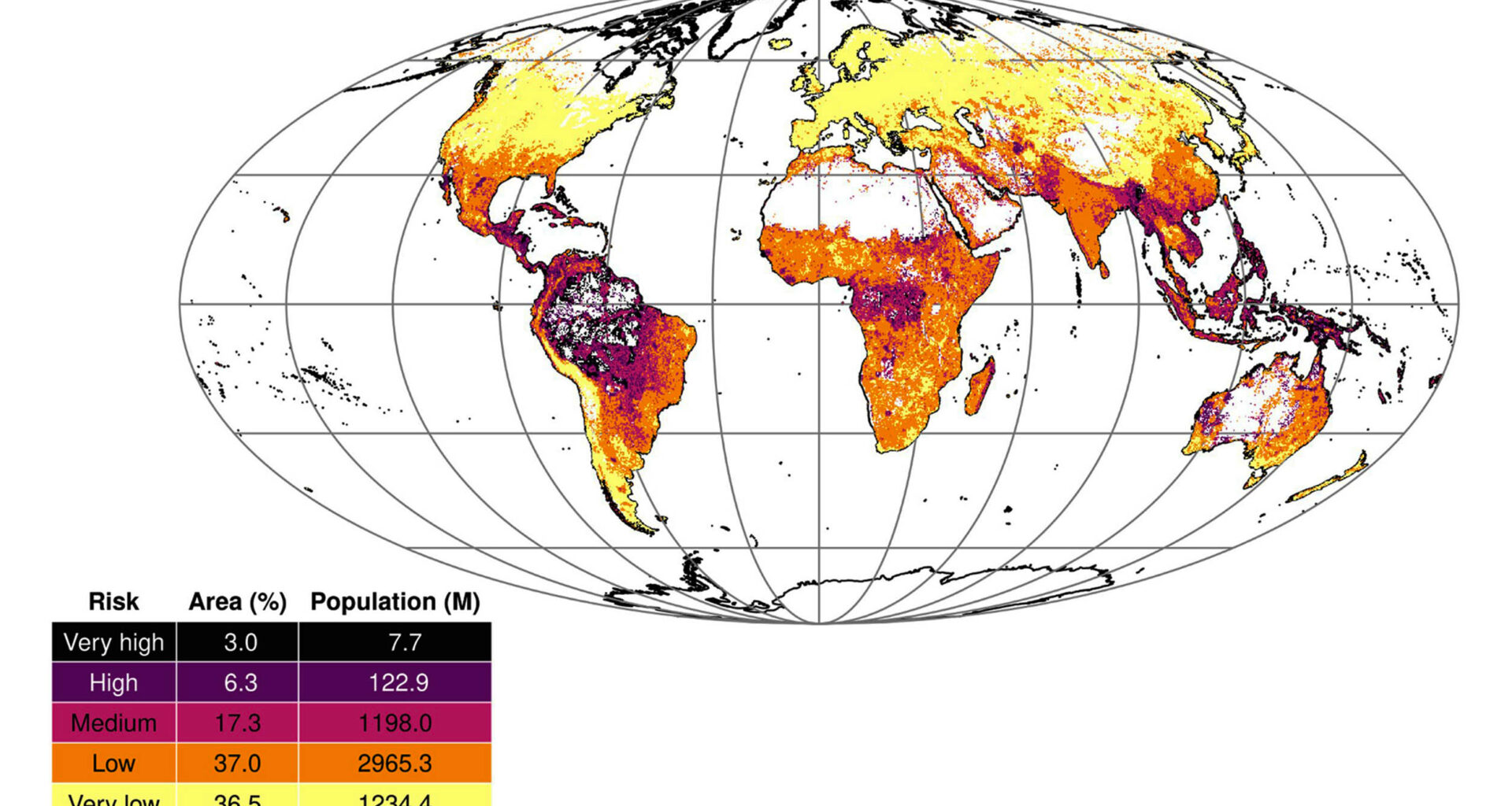 New deadly disease outbreak map flags "highly vulnerable" regions