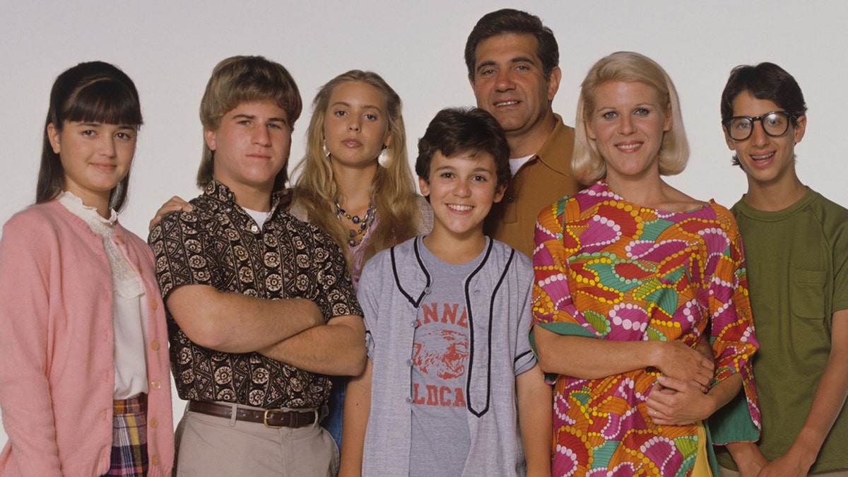 The cast of "The Wonder Years" in August 1990.