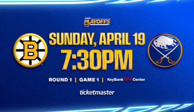 Sabres to open playoffs on Sunday, April 19