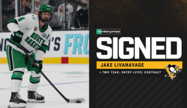 Penguins Sign Defenseman Jake Livanavage to a Two-Year, Entry-Level Contract
