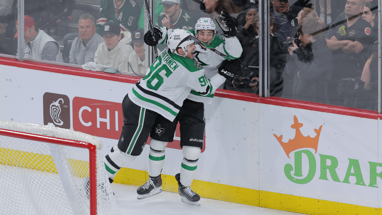 Johnston scores on power play, Stars defeat Wild in 2OT in Game 3