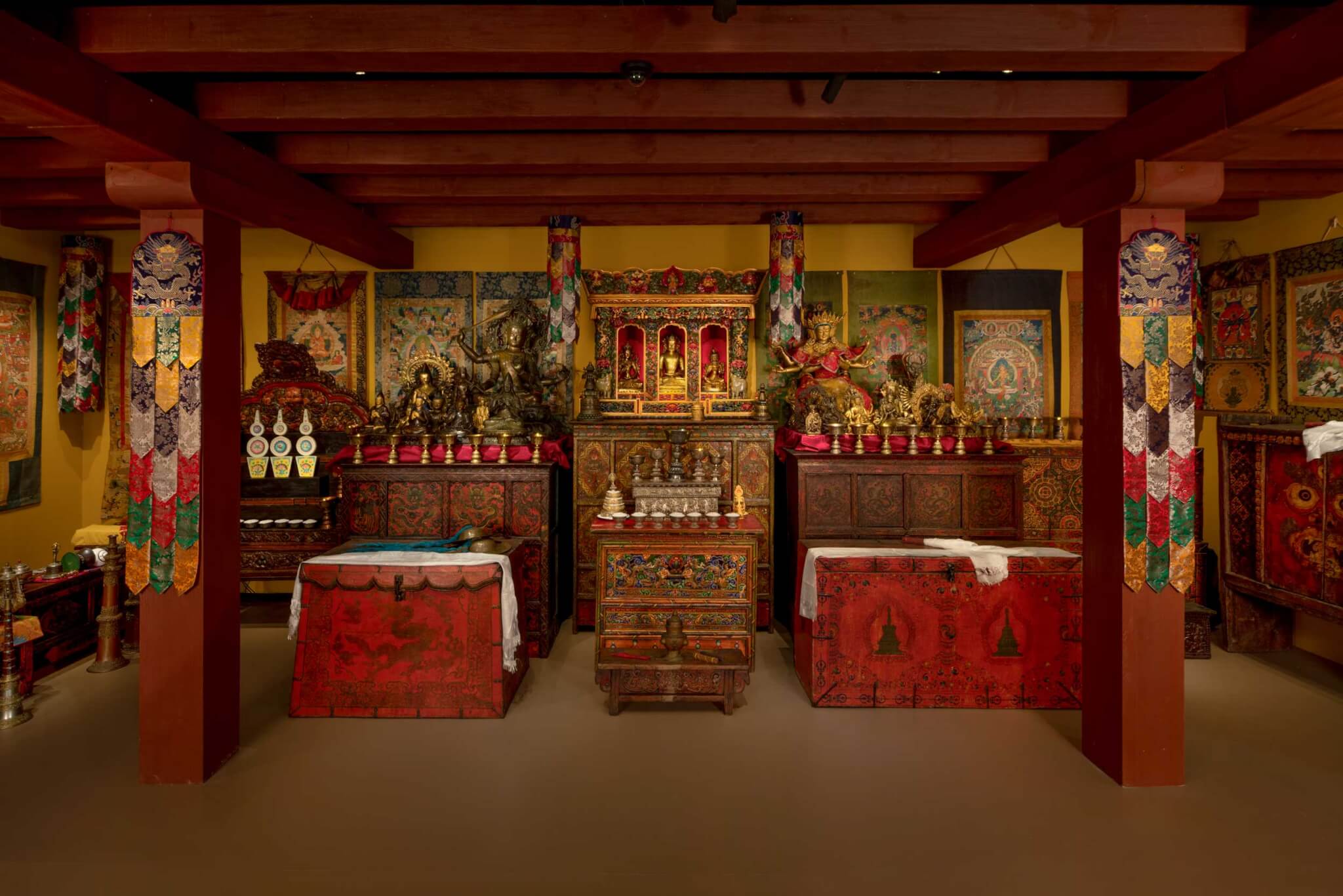 Rubin Museum Tibetan Buddhist Shrine Room