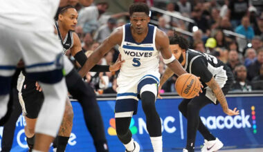 Dan Patrick’s issue with Timberwolves’ Anthony Edwards dapping up Spurs: ‘Read the room’