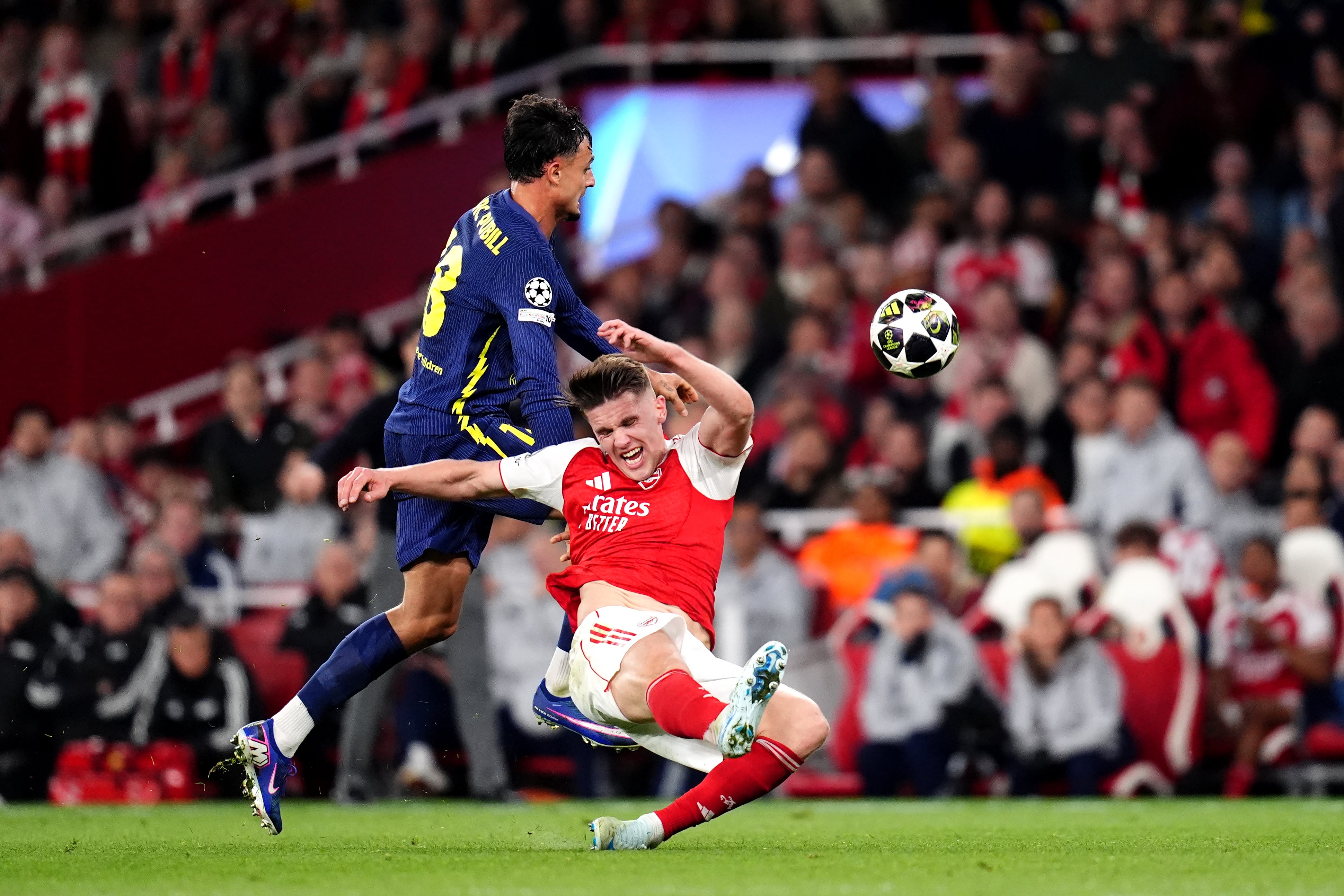 Viktor Gyokeres' centre forward play helped Arsenal reach the Champions League final