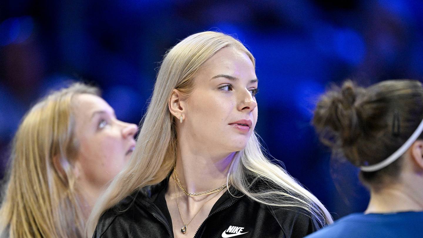 May 9, 2026; Minneapolis, Minnesota, USA; Minnesota Lynx forward Napheesa Collier (24) looks on before the second half against the Atlanta Dream at Target Center. Mandatory Credit: Matt Krohn-Imagn Images