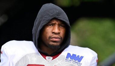 Washington Commanders edge rusher Dorance Armstrong Jr.