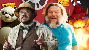 Jack Black in "Kung Fu Panda" (Dreamworks), "Jumanji: Welcome to the Jungle" (Sony), "A Minecraft Movie" (Warner Bros.) and "The Super Mario Bros. Movie" (Universal)
