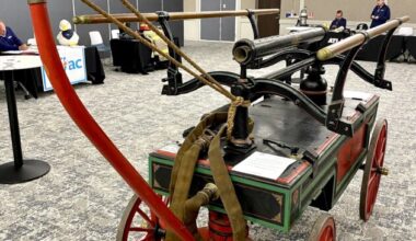 Picture This: Antique Fire Engine on display at Firefighter’s conference | News, Sports, Jobs