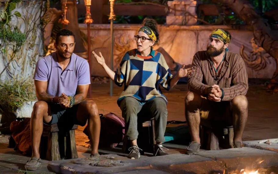 Survivor 50 final three: Joe Hunter, Aubry Bracco, and Jonathan Young