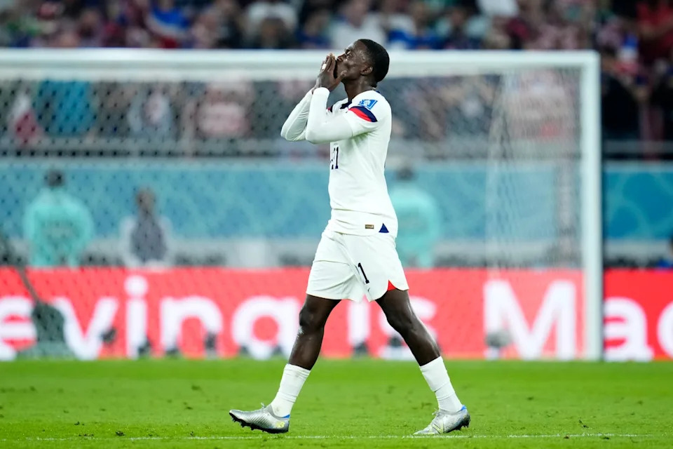 Timothy Weah of the UMSNT