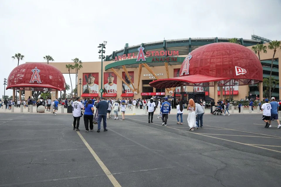 The Los Angeles Angels might have another new name if Assembly Bill 2512 passes. MLB Photos via Getty Images
