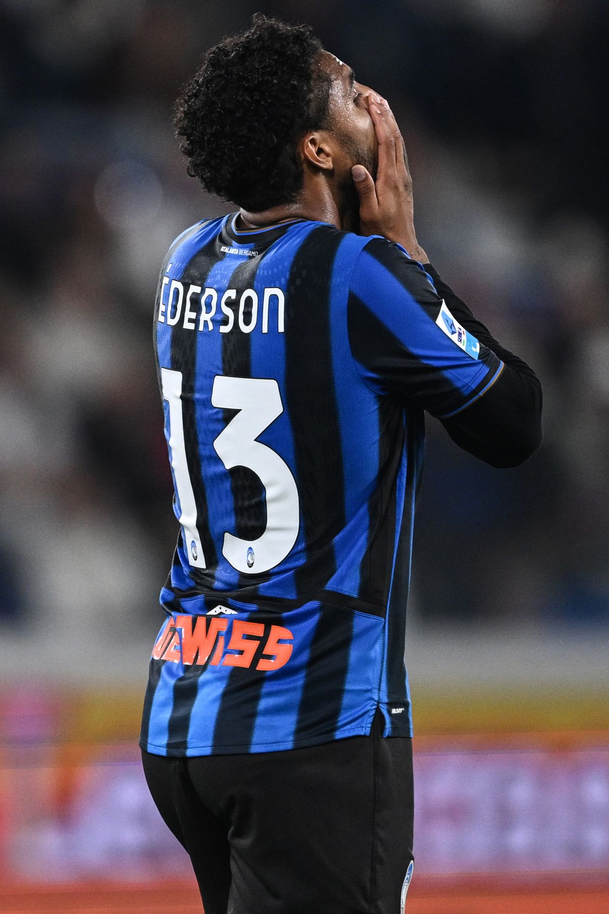 Ederson of Atalanta is disappointed during the Serie A match between Atalanta BC and Genoa CFC at Gewiss Stadium on May 02, 2026, in Bergamo, Italy.