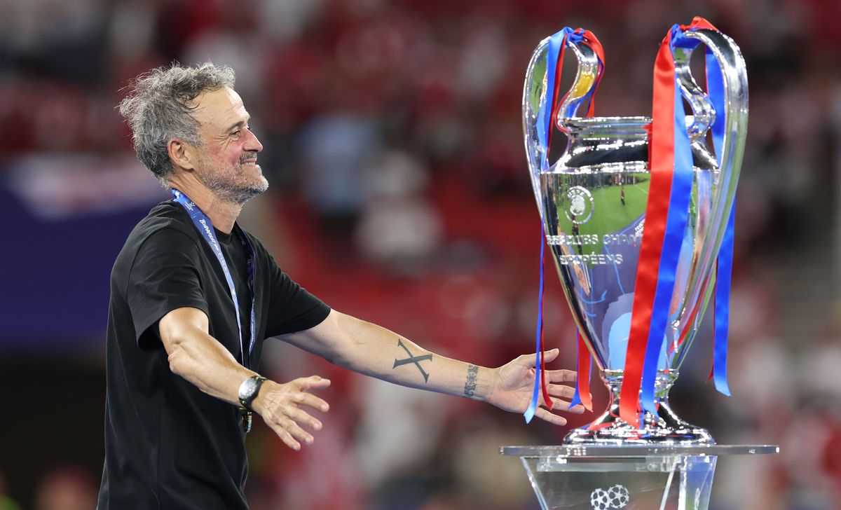 Paris Saint-Germain manager Luis Enrique