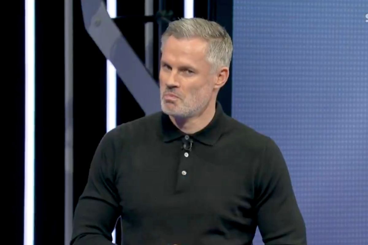 Jamie Carragher delivered a priceless reaction to Patrick Viera's Tottenham comments