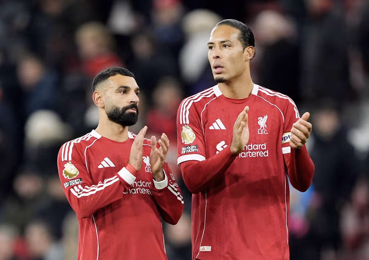 Liverpool stars Mohamed Salah and Virgil van Dijk