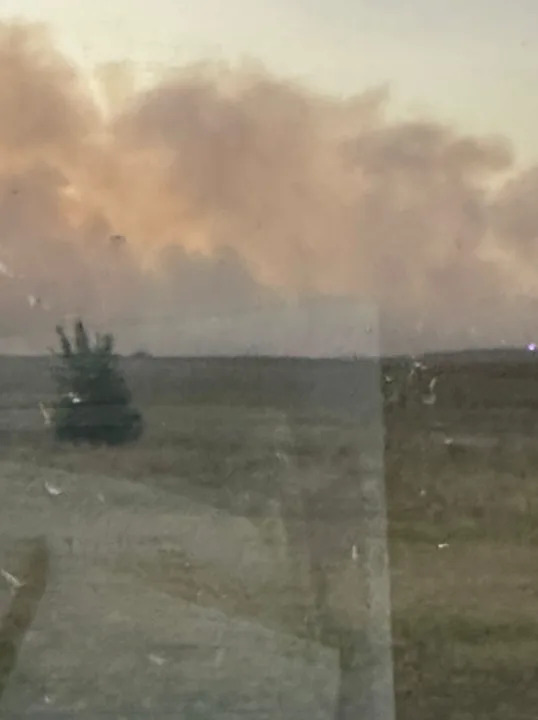 Wildfire near Ashland