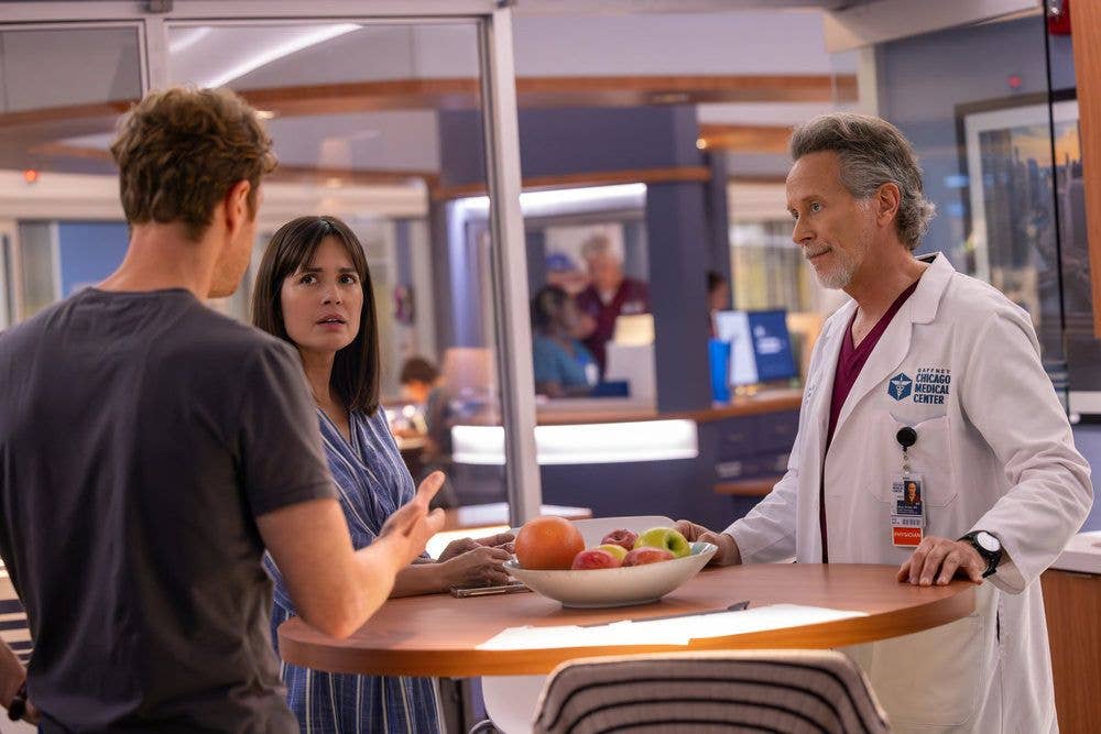 Steven Weber as Dr. Dean Archer, Torrey DeVitto as Dr. Natalie Manning 