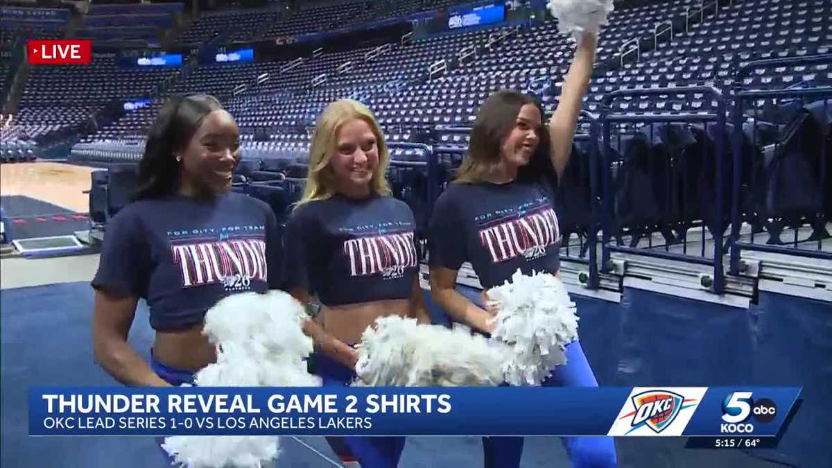 Thunder Western Conference semifinals Game 2 shirt revealed