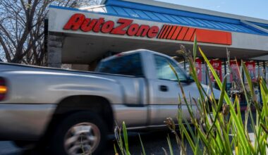 AutoZone stock on pace for worst trading day since May 2022
