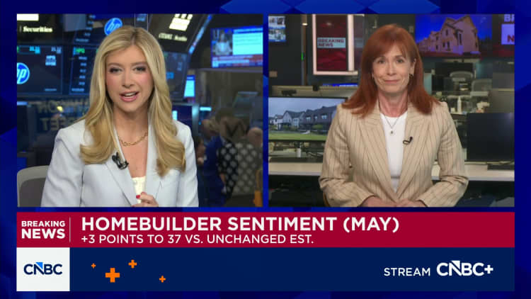 Homebuilder sentiment improves on late spring surge in demand