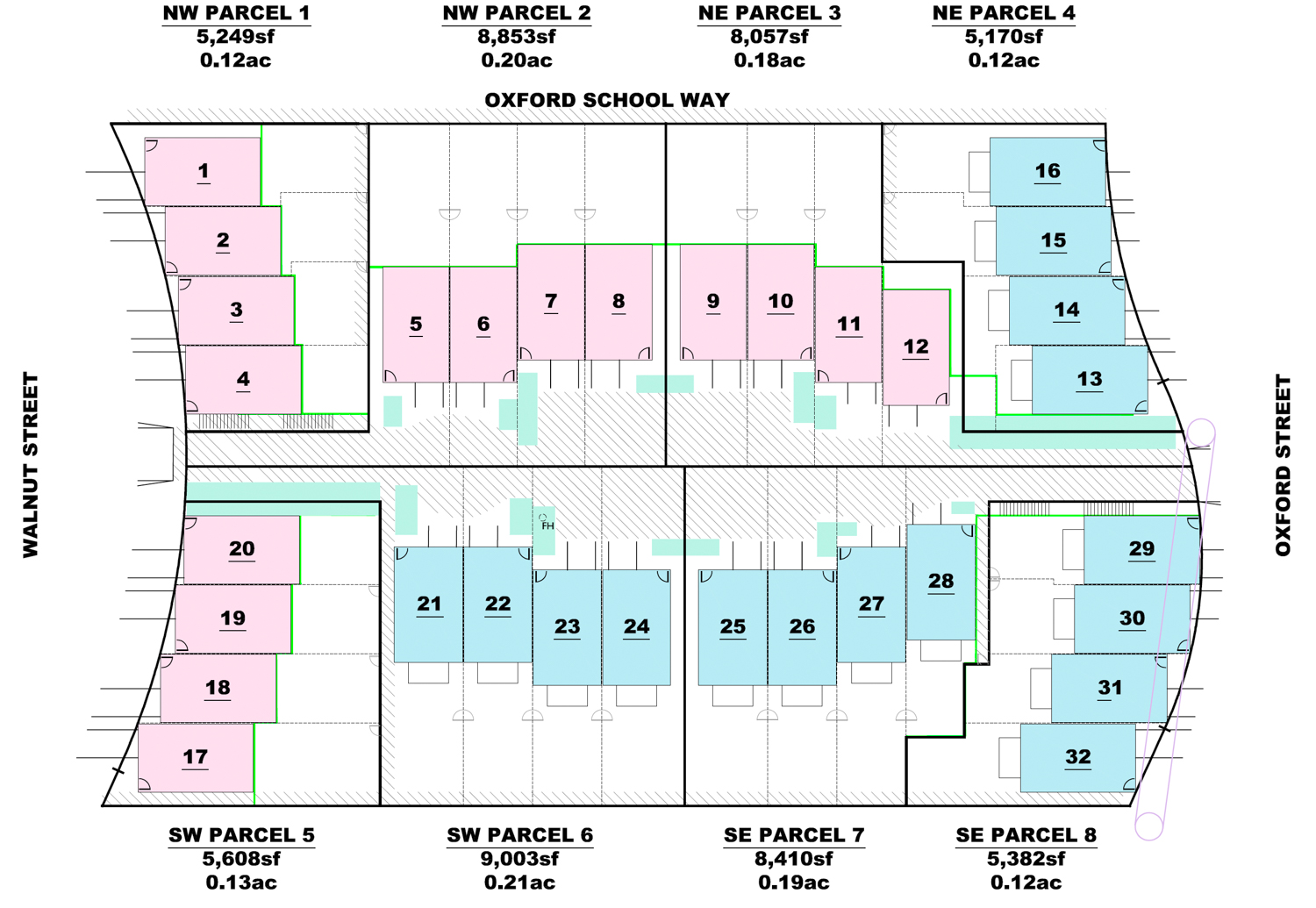1130 Oxford Street, site map by Studio KDA