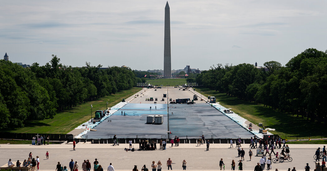 Trump Live Updates: Reflecting Pool Costs Balloon to $13.1 Million, Records Show