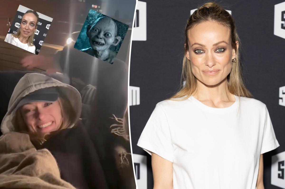 Olivia Wilde reacts to being compared to 'Lord of the Rings' hobbit Gollum after viral red carpet look